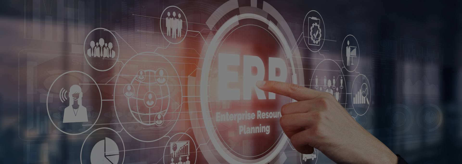 Elegant Wheel Enteprise Resource Planning (ERP) Banner